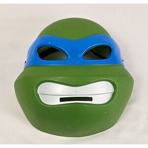 Rubie's Leonardo Ninja Turtle Plastic Face Mask Adjustable Kids Halloween